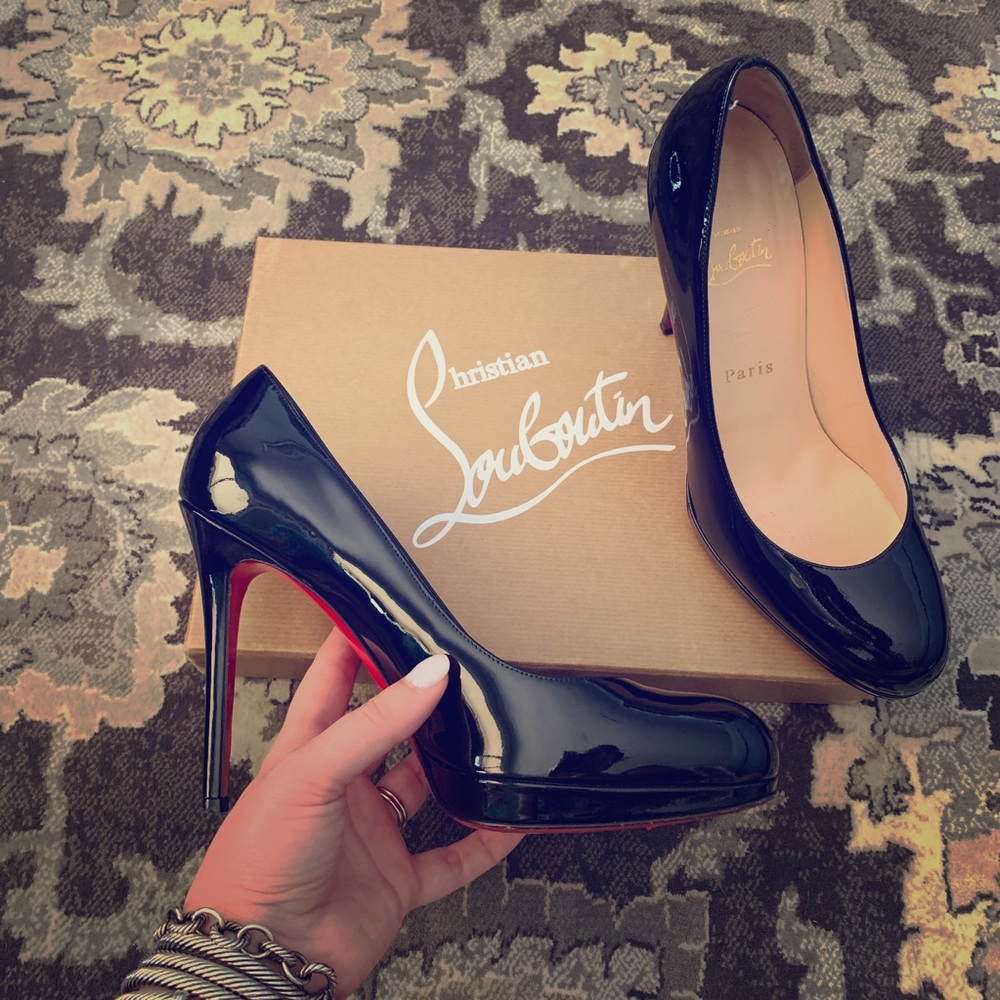 Christian Louboutin Black Simple Pump